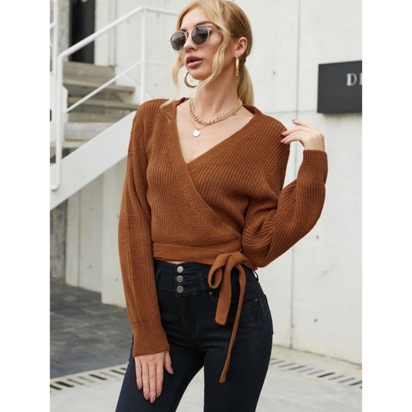 Sweaters - wrap cardigan